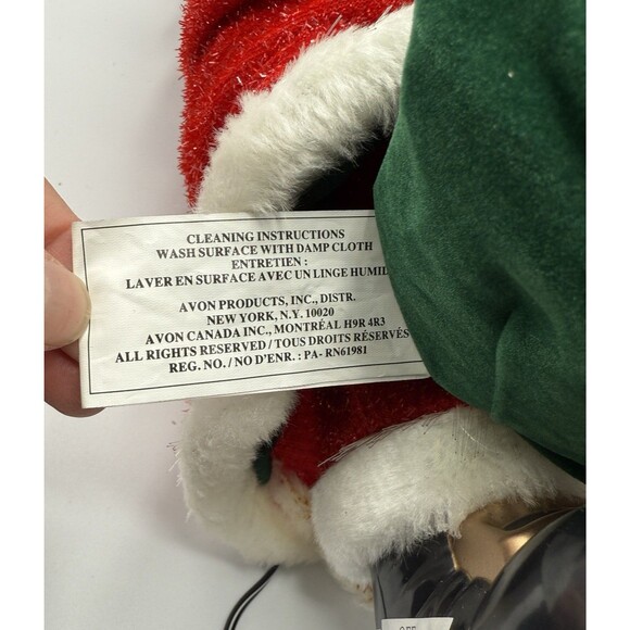 Vtg Avon Fiber Optic Santa Claus 14" Musical Light Up Christmas Figurine Video - Picture 12 of 16